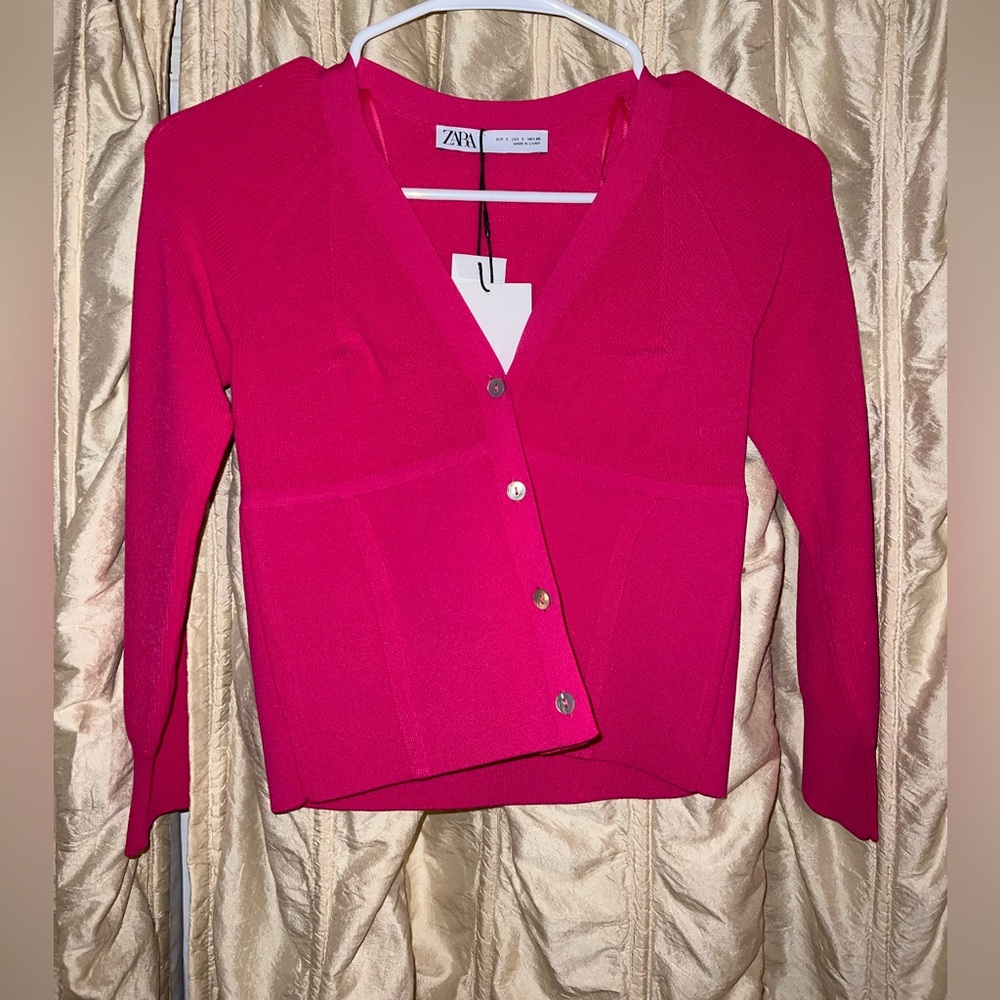 Zara cardigan top, Never worn with tags attached.